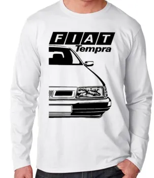 Camiseta manga longa Infantil ou Adulto Fiat tempra carro antigo luxo - Foto 2