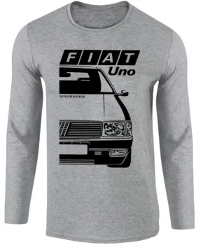 Camiseta manga longa Infantil ou Adulto Fiat uno quadrado - Foto 2