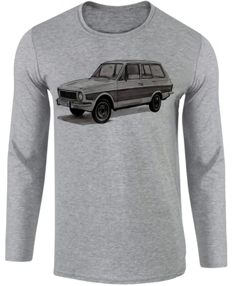 Camiseta manga longa Infantil ou Adulto Ford belina carro antigo classico