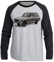 Camiseta manga longa Infantil ou Adulto Ford belina carro antigo classico - Foto 2