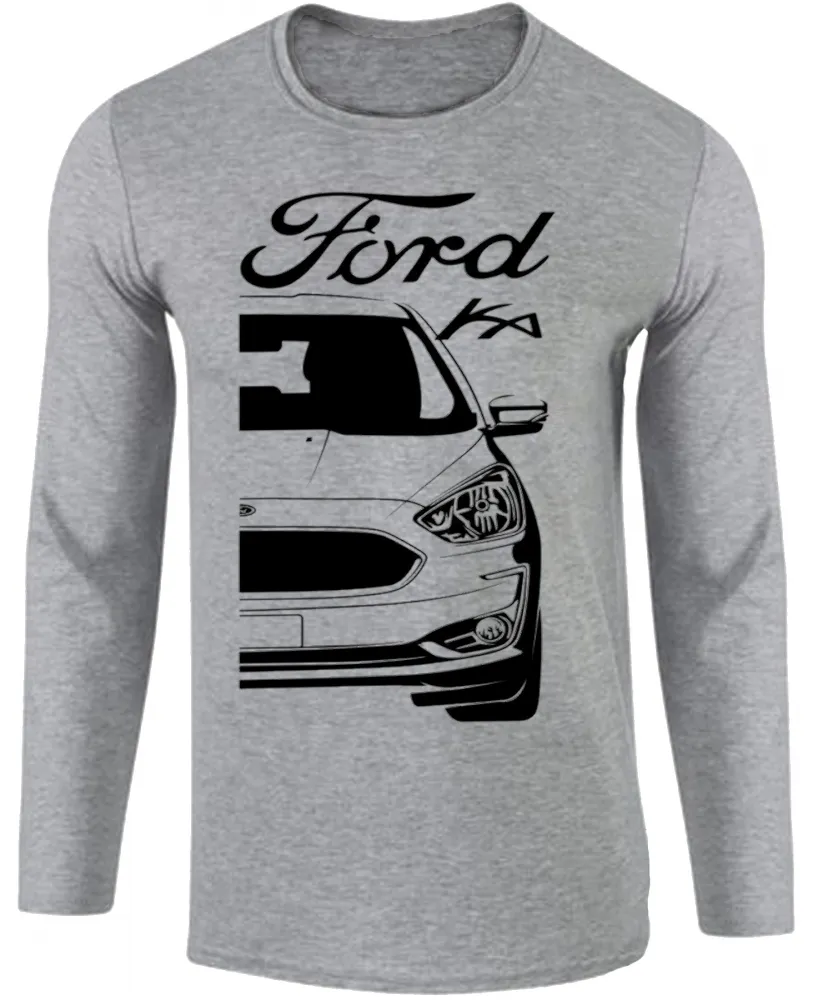 Camiseta manga longa Infantil ou Adulto Ford ka carro classico Imagem