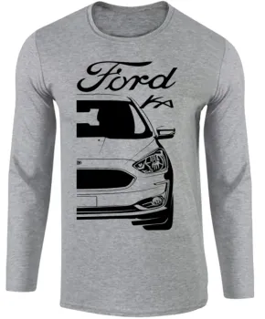 Camiseta manga longa Infantil ou Adulto Ford ka carro classico