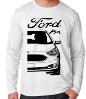 Camiseta manga longa Infantil ou Adulto Ford ka carro classico - Foto 2