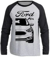Camiseta manga longa Infantil ou Adulto Ford ka carro classico - Foto 3