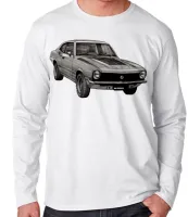 Camiseta manga longa Infantil ou Adulto Ford Maverick v8 carro antigo - Foto 3