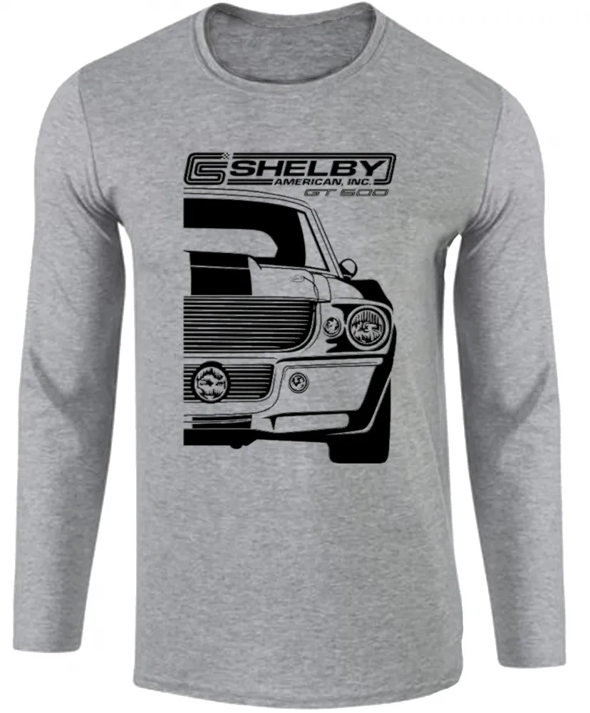 Camiseta manga longa Infantil ou Adulto Ford Mustang Shelby GT500 Eleanor Imagem
