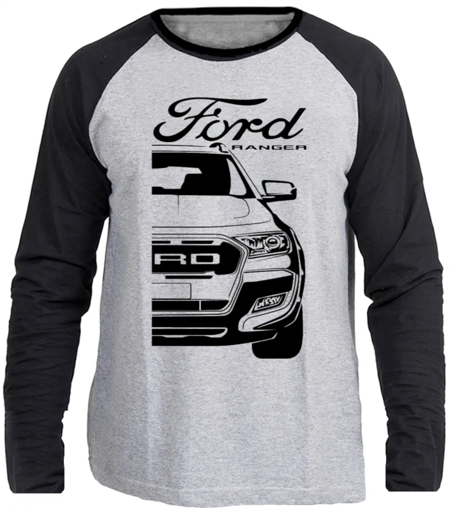Camiseta manga longa Infantil ou Adulto ford ranger mk3 camionete