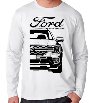 Camiseta manga longa Infantil ou Adulto ford ranger mk4 modelo novo
