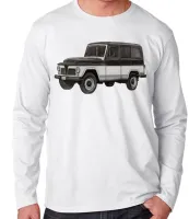 Camiseta manga longa Infantil ou Adulto Ford Rural Willys carro antigo - Foto 2