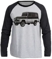 Camiseta manga longa Infantil ou Adulto Ford Rural Willys carro antigo - Foto 3
