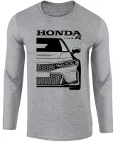 Camiseta manga longa Infantil ou Adulto Honda civic type R geração 11 - Foto 2