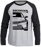 Camiseta manga longa Infantil ou Adulto Honda civic type R geração 11 - Foto 3