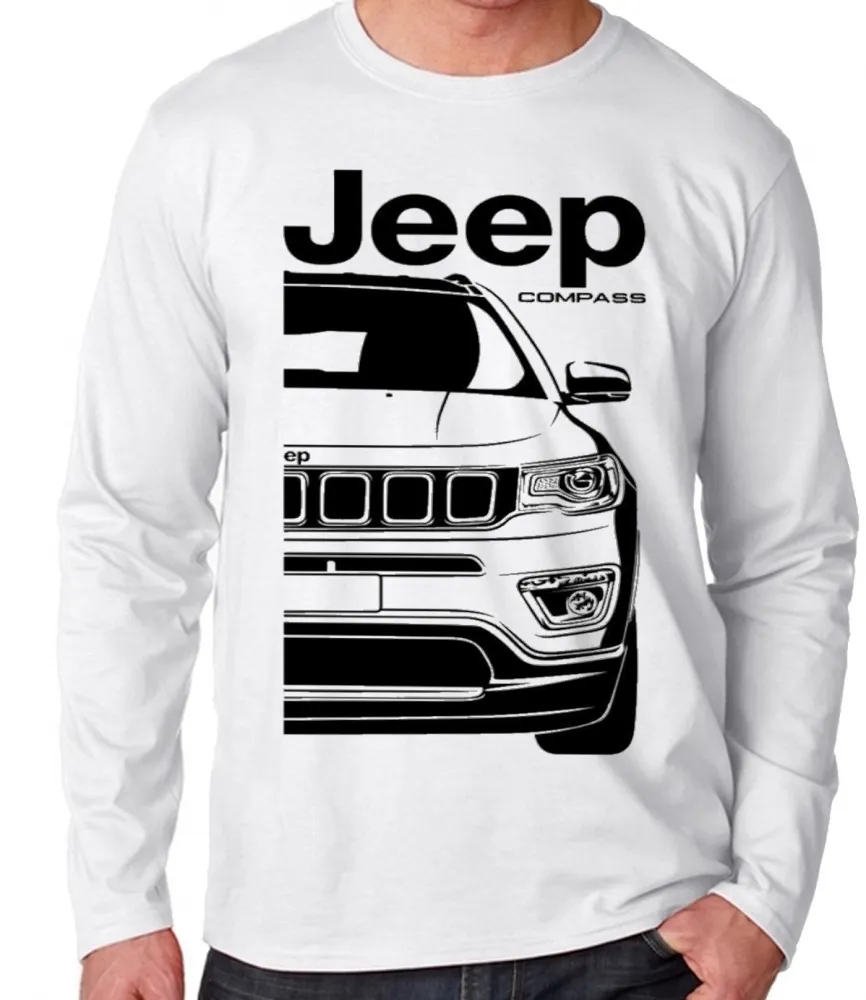 Camiseta manga longa Infantil ou Adulto jeep compass Imagem