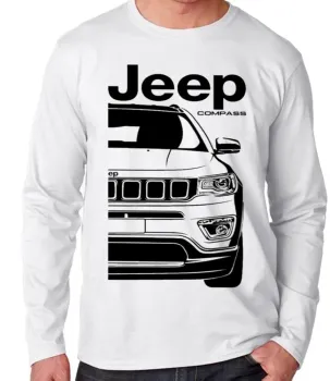 Camiseta manga longa Infantil ou Adulto jeep compass