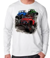 Camiseta manga longa Infantil ou Adulto Jeep off road jipeiro - Foto 2