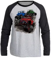 Camiseta manga longa Infantil ou Adulto Jeep off road jipeiro - Foto 3
