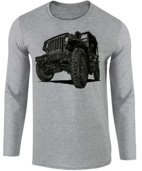 Camiseta manga longa Infantil ou Adulto Jeep Willys off road jipeiro - Foto 2