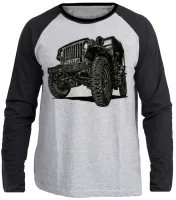 Camiseta manga longa Infantil ou Adulto Jeep Willys off road jipeiro - Foto 3