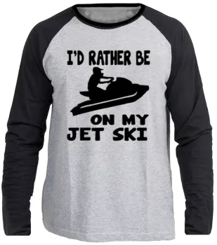 Camiseta manga longa Infantil ou Adulto Jet ski moto - Foto 2