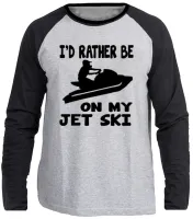 Camiseta manga longa Infantil ou Adulto Jet ski moto - Foto 2