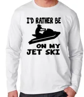 Camiseta manga longa Infantil ou Adulto Jet ski moto - Foto 3