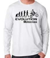 Camiseta manga longa Infantil ou Adulto Moto motocross - Foto 2