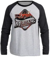 Camiseta manga longa Infantil ou Adulto Mustang carro antigo anos 60 - Foto 3