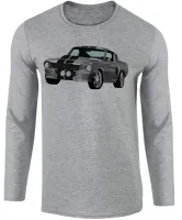 Camiseta manga longa Infantil ou Adulto Mustang Maverick carro antigo - Foto 2