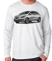 Camiseta manga longa Infantil ou Adulto Onix antigo chevrolet - Foto 3