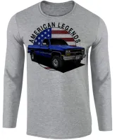 Camiseta manga longa Infantil ou Adulto silverado chevrolet camionete antiga - Foto 3