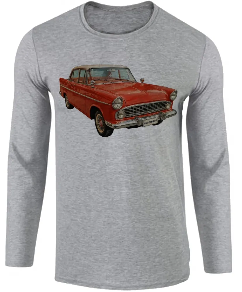 Camiseta manga longa Infantil ou Adulto Simca Chambord carro antigo Imagem