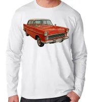 Camiseta manga longa Infantil ou Adulto Simca Chambord carro antigo - Foto 3