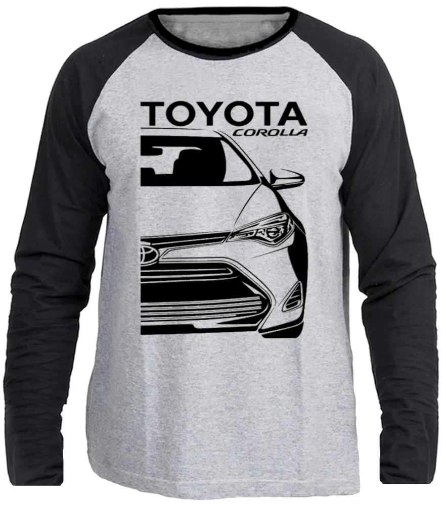 Camiseta manga longa Infantil ou Adulto Toyota Corolla