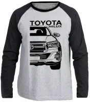 Camiseta manga longa Infantil ou Adulto Toyota Hilux camionete - Foto 2