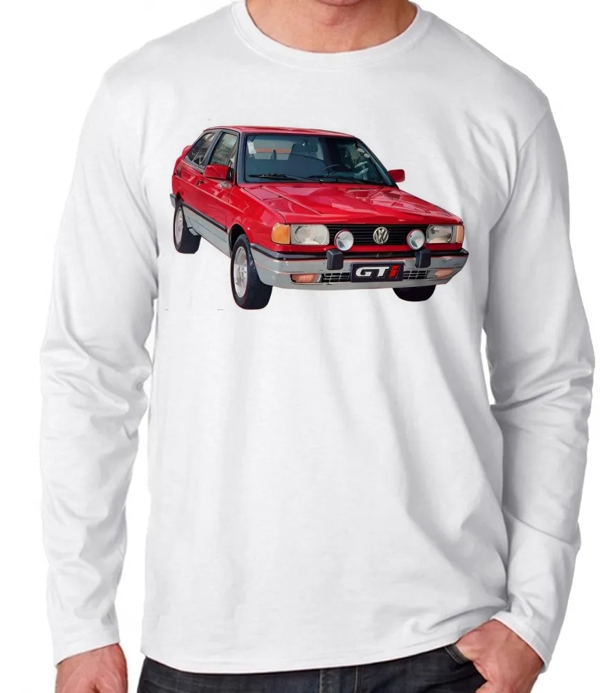 Camiseta manga longa Infantil ou Adulto Volkswagen Gol gti