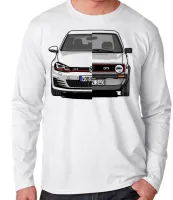 Camiseta manga longa Infantil ou Adulto Volkswagen golf gti antigo e novo - Foto 2