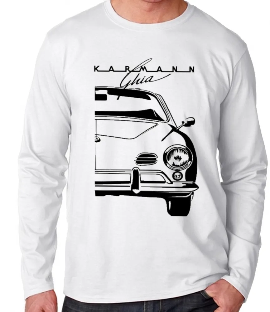 Camiseta manga longa Infantil ou Adulto Volkswagen karmann ghia