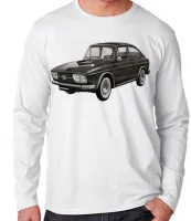 Camiseta manga longa Infantil ou Adulto Volkswagen TL brasilia variant - Foto 3