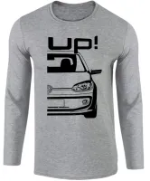 Camiseta manga longa Infantil ou Adulto Volkswagen UP carro - Foto 2