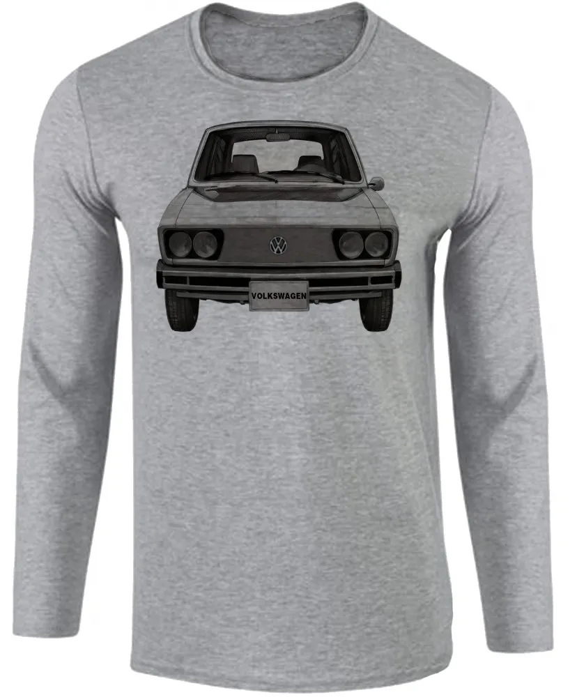 Camiseta manga longa Infantil ou Adulto volkswagen variant brasilia