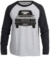 Camiseta manga longa Infantil ou Adulto volkswagen variant brasilia - Foto 3