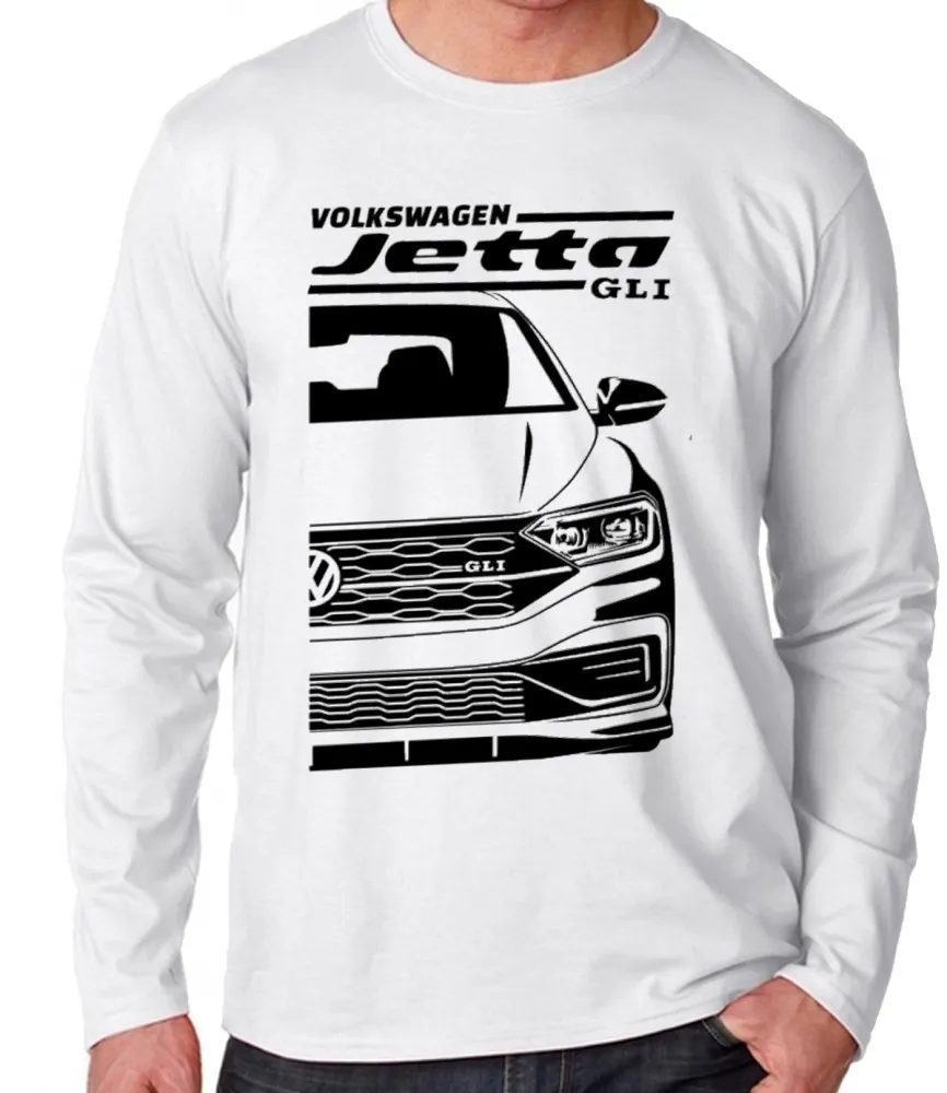 Camiseta manga longa Infantil ou Adulto Volkwagen Jetta GLi
