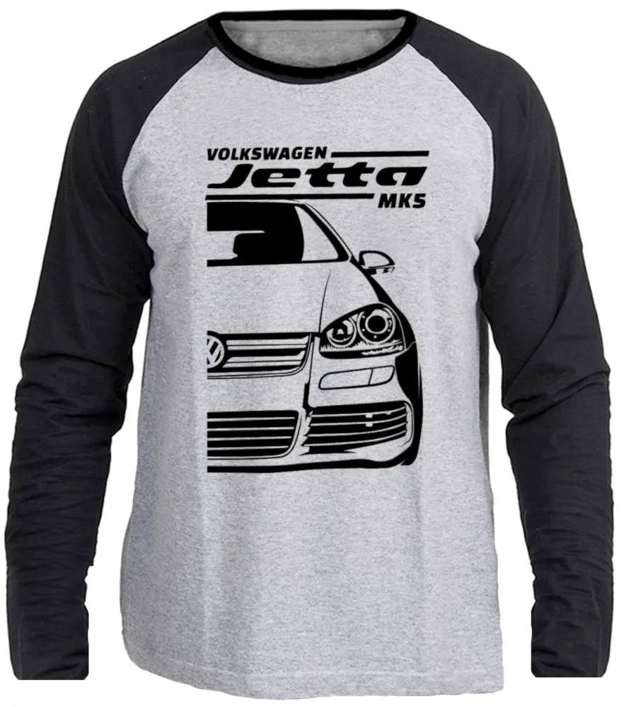 Camiseta manga longa Infantil ou Adulto Volkwagen Jetta MK5