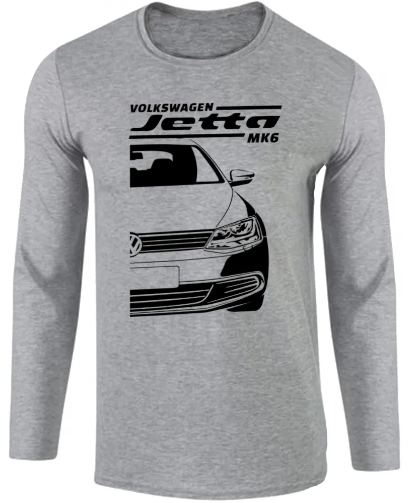Camiseta manga longa Infantil ou Adulto Volkwagen Jetta MK6