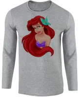 Camiseta manga longa Infantil ou Adulto Ariel pequena sereia princesa - Foto 2