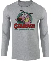 Camiseta manga longa Infantil ou Adulto Coragem cão dog cachorro - Foto 2