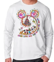 Camiseta manga longa Infantil ou Adulto Disney mickey pato donald pluto - Foto 3