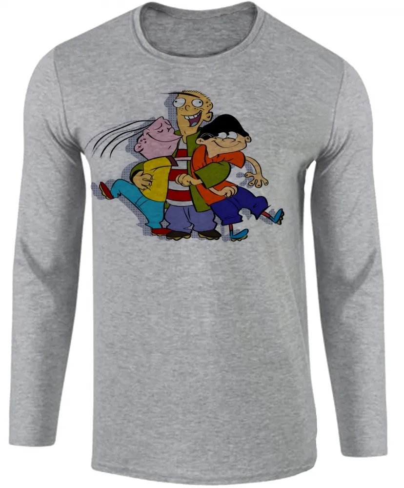 Camiseta manga longa Infantil ou Adulto Du Dudu e Edu desenho antigo