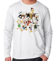 Camiseta manga longa Infantil ou Adulto Duck Tales Caçadores Aventuras tio patinhas - Foto 2