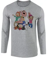 Camiseta manga longa Infantil ou Adulto Family guy desenho tipo simpsons - Foto 2